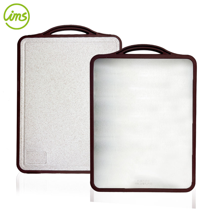 17"x12" Double-Sided Stainless Steel & Wheatstraw Cutting Board